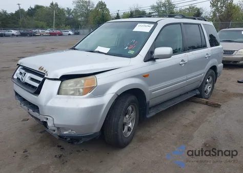 2006 Honda Pilot Ex-L из США, поврежденный, VIN 5FNYF28586B009746